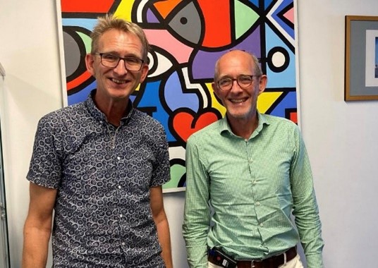 Peter Siebe en Arjen Kwant